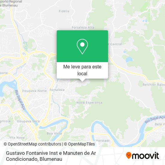 Gustavo Fontanive Inst e Manuten de Ar Condicionado mapa