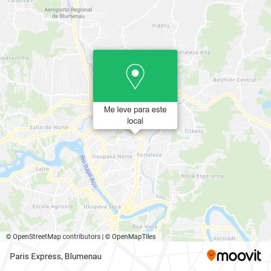 Paris Express mapa