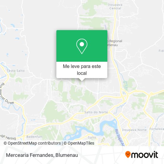 Mercearia Fernandes mapa