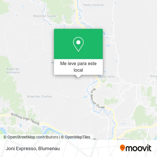 Joni Expresso mapa