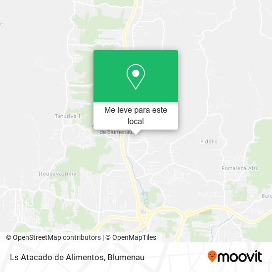 Ls Atacado de Alimentos mapa