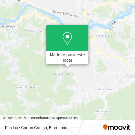 Rua Luiz Carlos Coelho mapa
