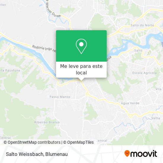 Salto Weissbach mapa