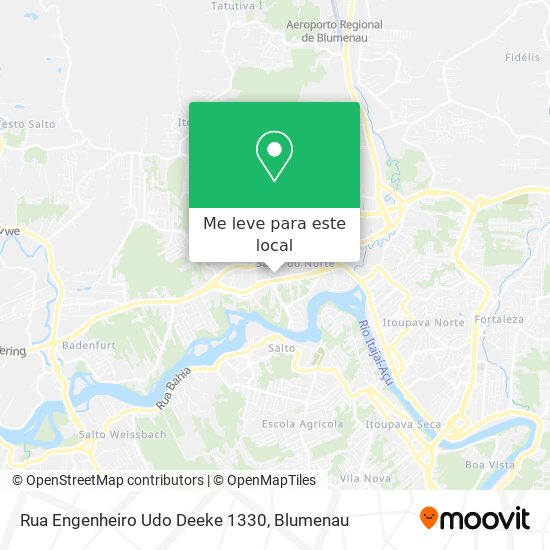 Rua Engenheiro Udo Deeke 1330 mapa