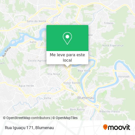 Rua Iguaçu 171 mapa