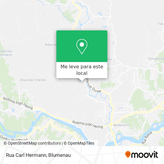 Rua Carl Hermann mapa