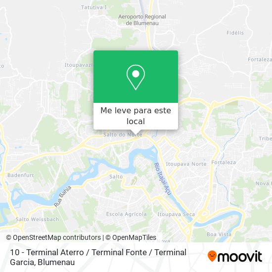 10 - Terminal Aterro / Terminal Fonte / Terminal Garcia mapa