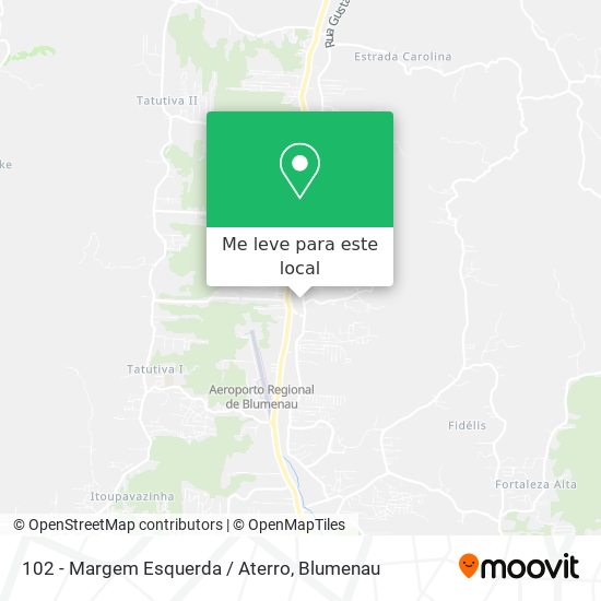 102 - Margem Esquerda / Aterro mapa
