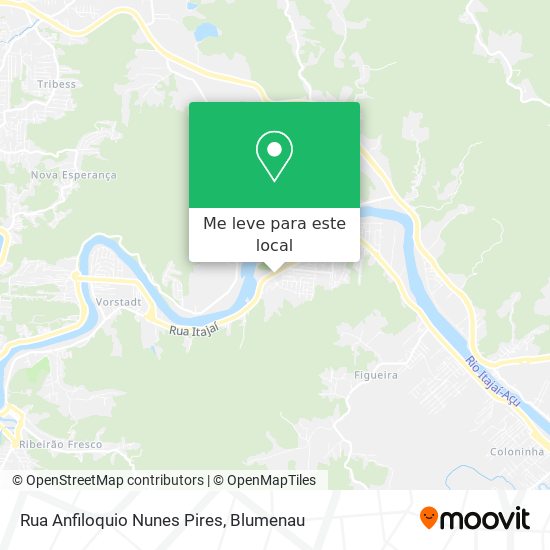 Rua Anfiloquio Nunes Pires mapa