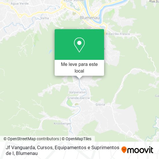 Jf Vanguarda, Cursos, Equipamentos e Suprimentos de I mapa