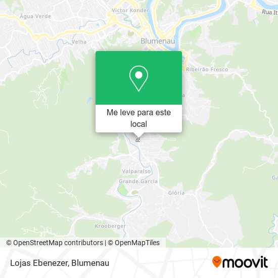 Lojas Ebenezer mapa