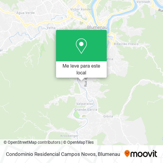 Condominio Residencial Campos Novos mapa