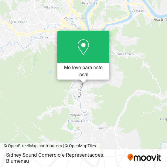 Sidney Sound Comercio e Representacoes mapa