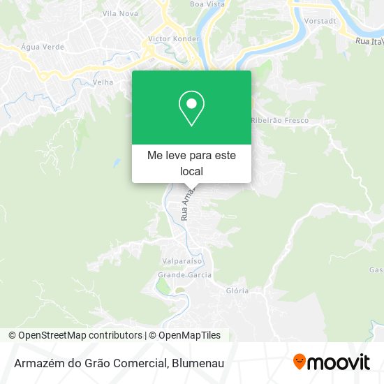 Armazém do Grão Comercial mapa