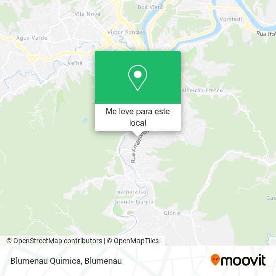 Blumenau Quimica mapa