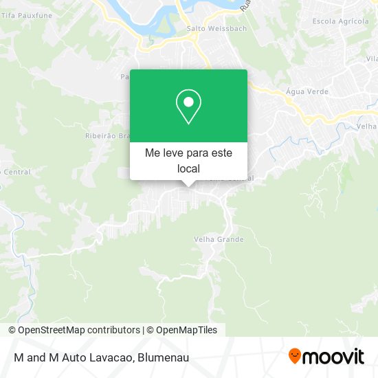 M and M Auto Lavacao mapa