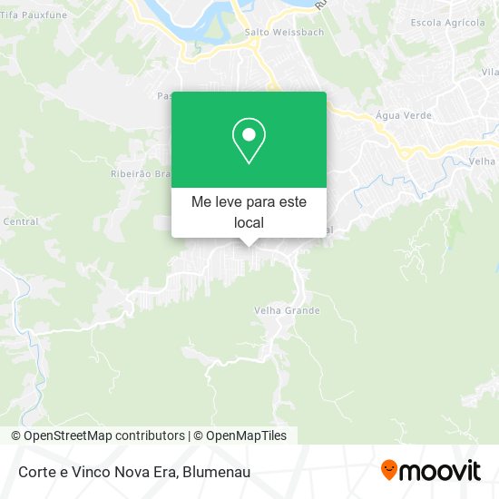 Corte e Vinco Nova Era mapa