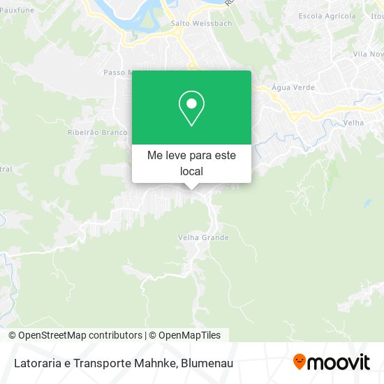 Latoraria e Transporte Mahnke mapa