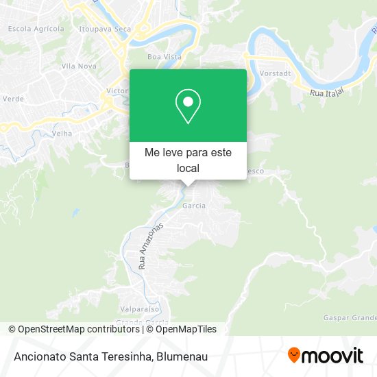 Ancionato Santa Teresinha mapa