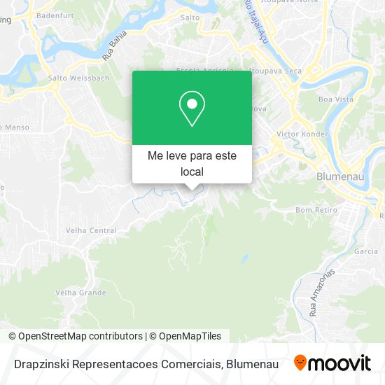 Drapzinski Representacoes Comerciais mapa