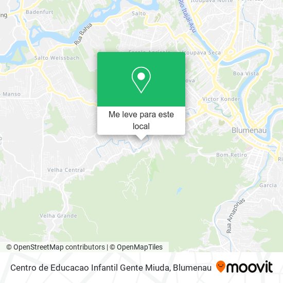 Centro de Educacao Infantil Gente Miuda mapa