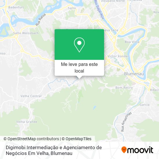 Digimobi Intermediação e Agenciamento de Negócios Em Velha mapa