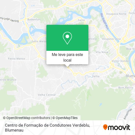 Centro de Formação de Condutores Verdeblu mapa