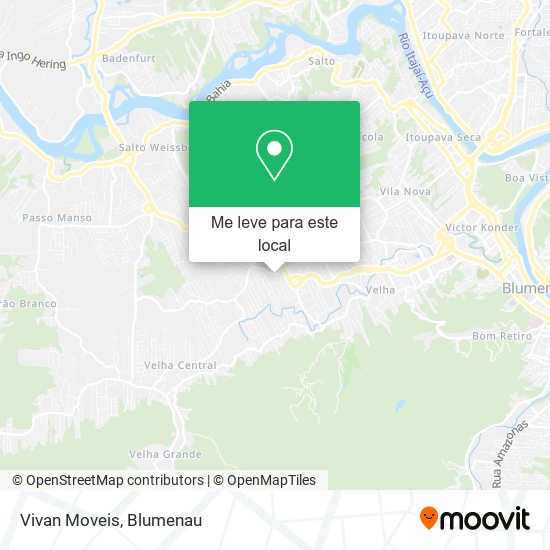 Vivan Moveis mapa