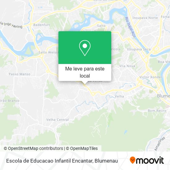 Escola de Educacao Infantil Encantar mapa