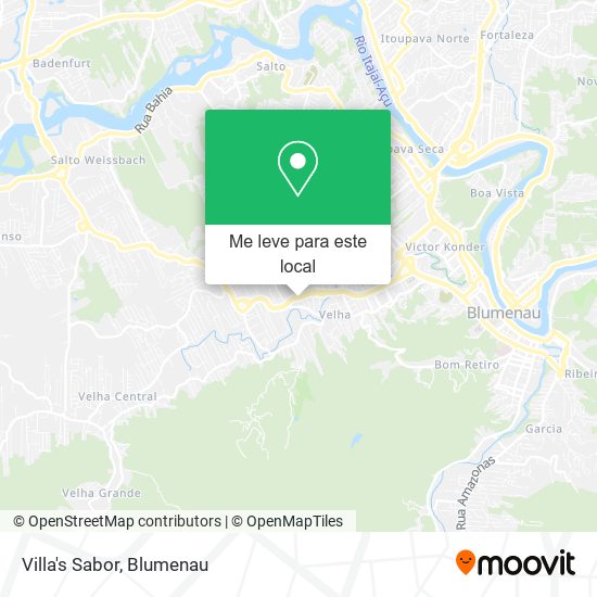 Villa's Sabor mapa