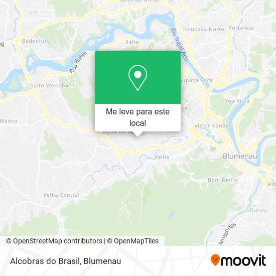 Alcobras do Brasil mapa