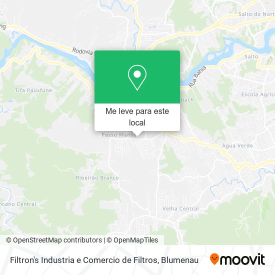 Filtron's Industria e Comercio de Filtros mapa