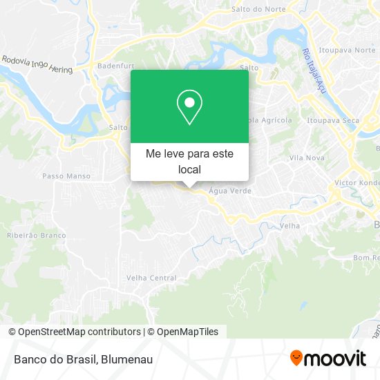 Banco do Brasil mapa