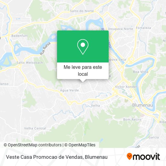 Veste Casa Promocao de Vendas mapa