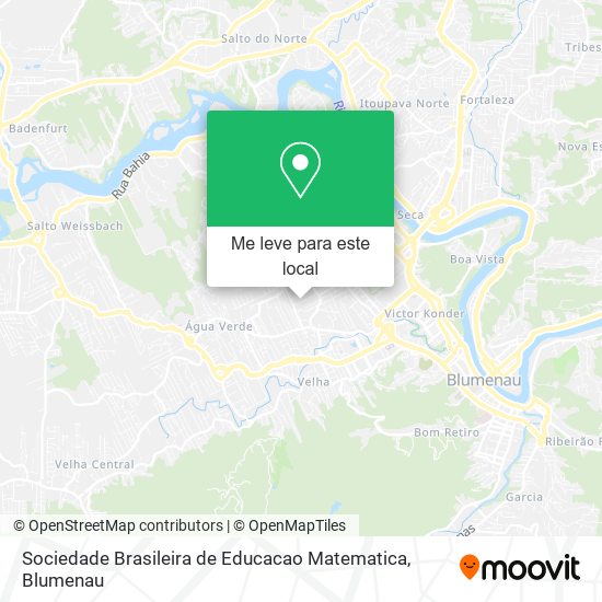 Sociedade Brasileira de Educacao Matematica mapa