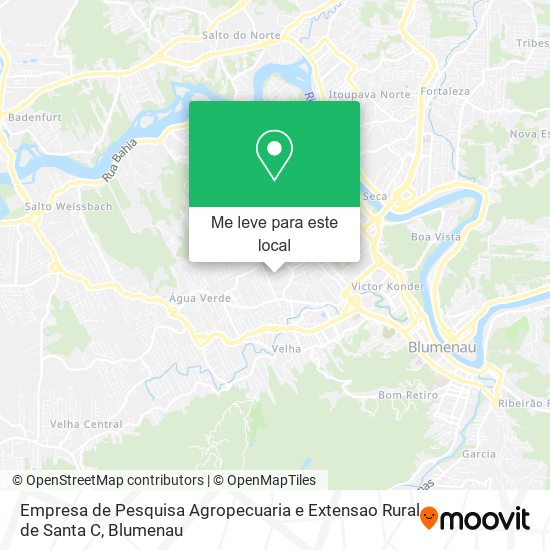 Empresa de Pesquisa Agropecuaria e Extensao Rural de Santa C mapa