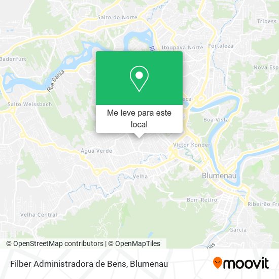 Filber Administradora de Bens mapa