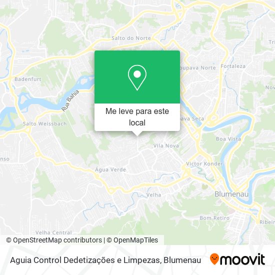 Aguia Control Dedetizações e Limpezas mapa