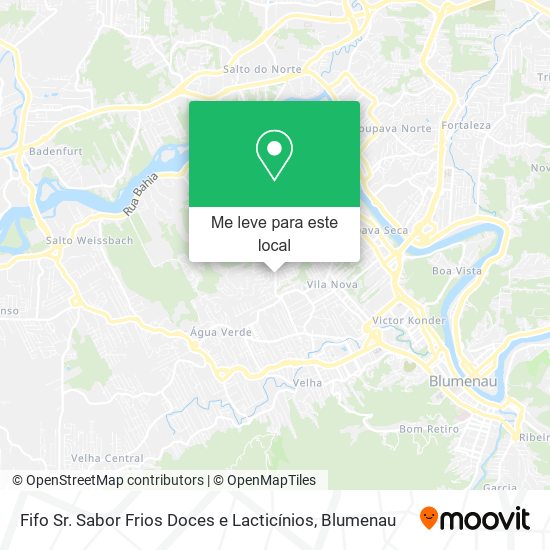 Fifo Sr. Sabor Frios Doces e Lacticínios mapa