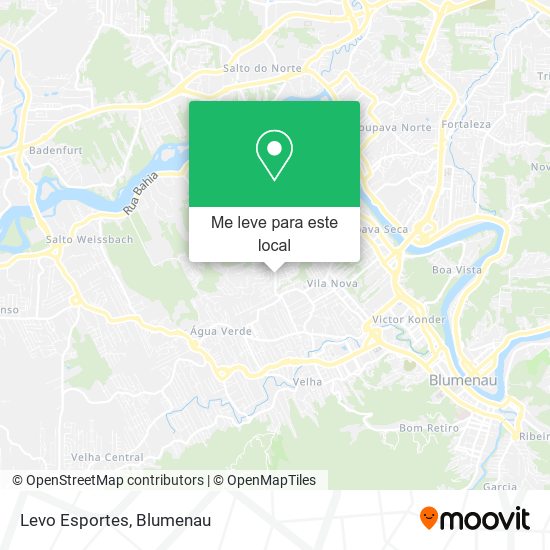 Levo Esportes mapa