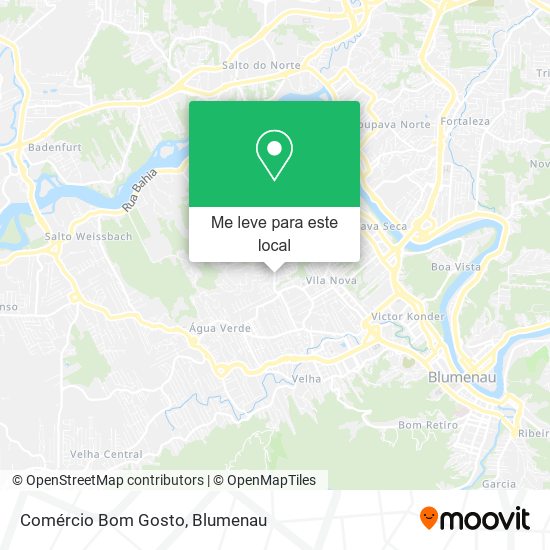 Comércio Bom Gosto mapa