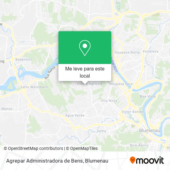 Agrepar Administradora de Bens mapa