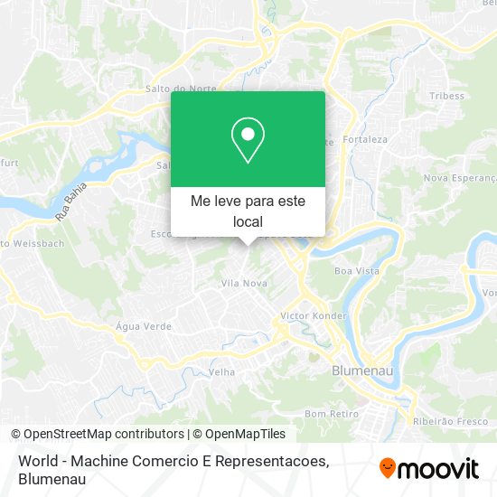 World - Machine Comercio E Representacoes mapa