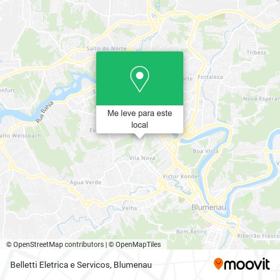 Belletti Eletrica e Servicos mapa