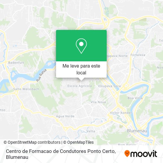 Centro de Formacao de Condutores Ponto Certo mapa