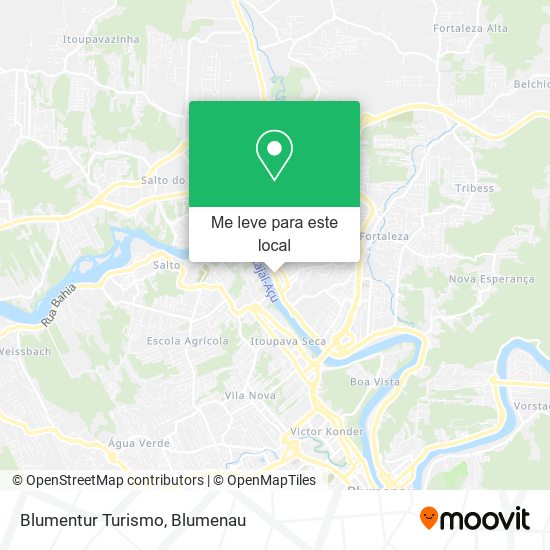 Blumentur Turismo mapa