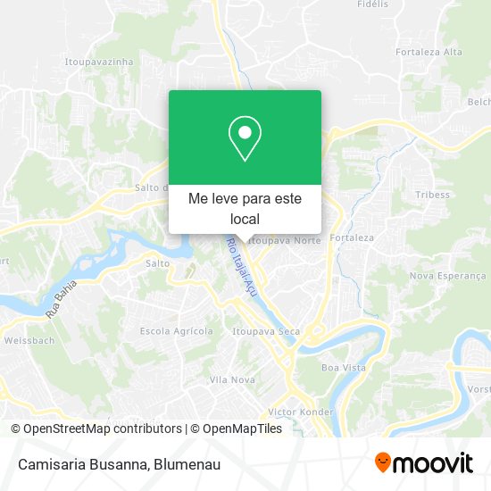 Camisaria Busanna mapa