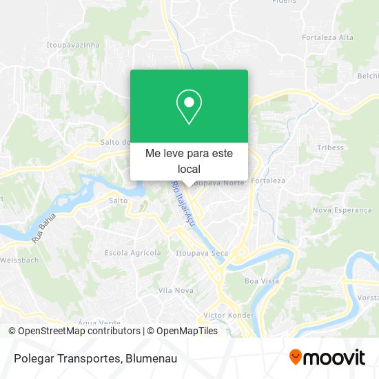 Polegar Transportes mapa
