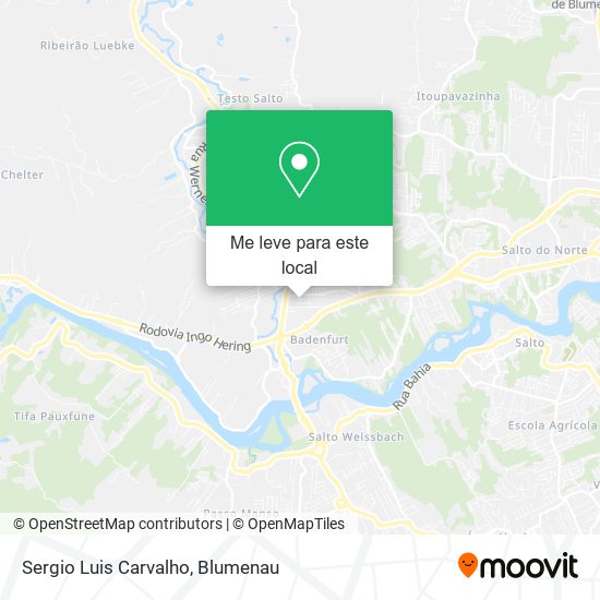 Sergio Luis Carvalho mapa