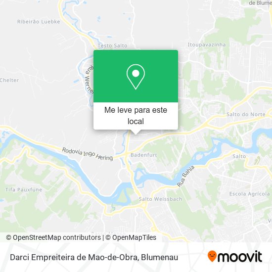 Darci Empreiteira de Mao-de-Obra mapa